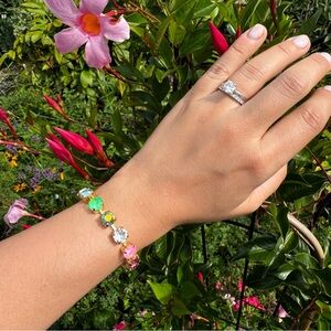 The Sparkled Shell “Pink Retreat” Lilly Sparkle Bracelet